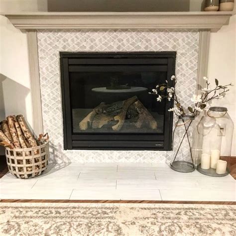 Fireplace Update Peel And Stick Vinyl Tile Magnolia Hearth And Hand
