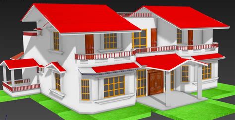 Duplex House 3d Model In Buildings 3dexport