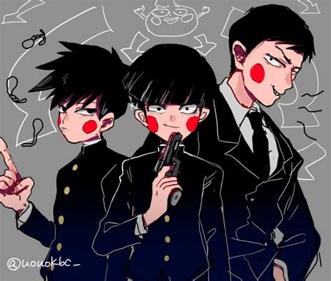 Mob Psycho Ritsu Shigeo And Dimple Psycho Mob Psycho Witch Academia Boku No Hero