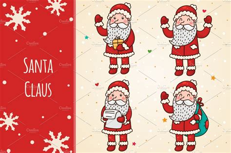 Santa Claus Illustrator Graphics ~ Creative Market