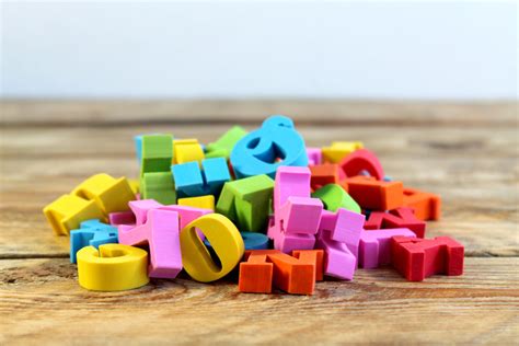 Alphabet Erasers Brightly Coloured Letter Shaped Erasers