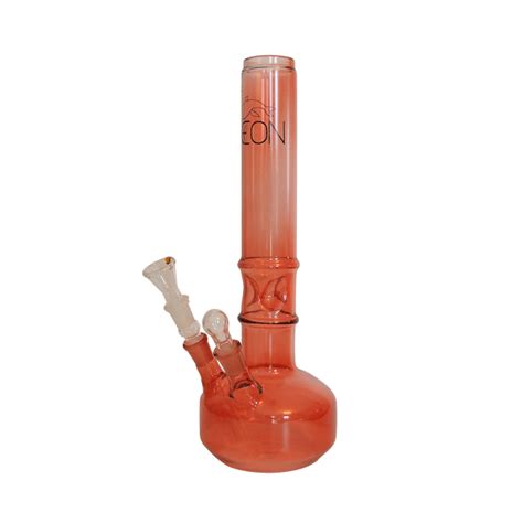 Neon Glass Bong Red 18mm