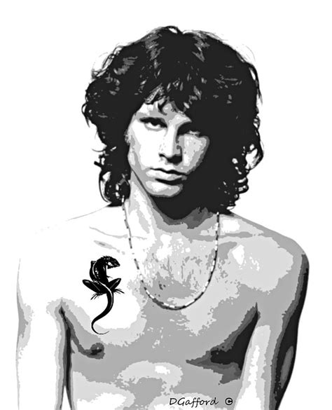 Jim Morrison Lizard King Painting By Dave Gafford Fine Art America