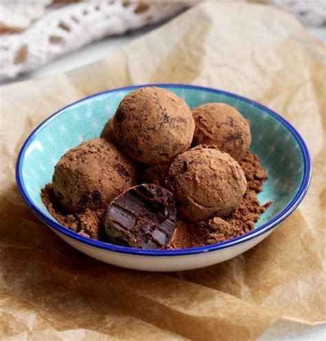 Sea Salt Dark Chocolate Truffles Recipe The Feedfeed