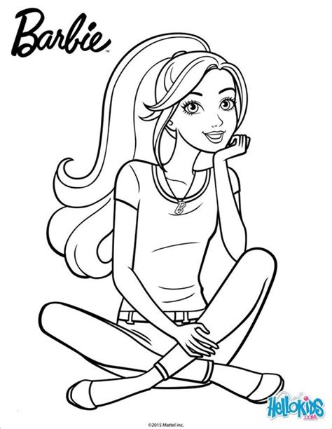 Select one of 1000 printable coloring pages of the category for girls. Barbie Coloring Pages Pdf - From the thousand photos ...
