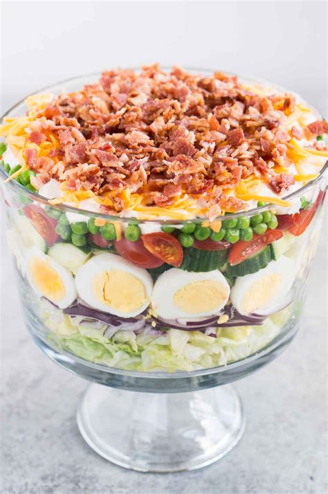 7 Layer Salad Delicious Meets Healthy