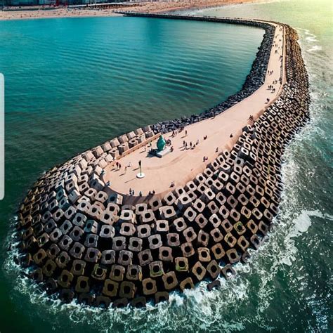 Huge Concrete 🔨wave Breakers For Costal Protection And This Amazing