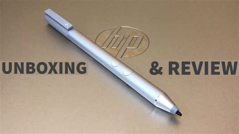 Hp Pen Stylus Unboxing And Review Youtube