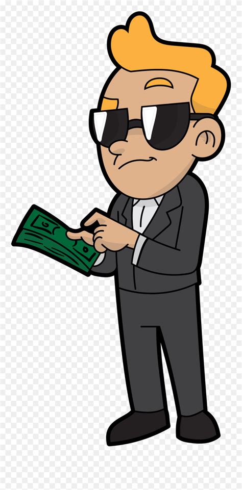Cartoon Image Of A Rich Man Clipart 5799228 Pinclipart