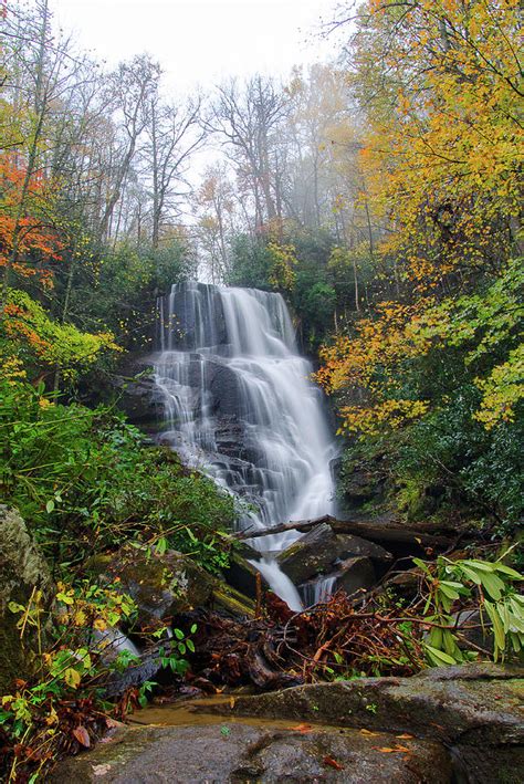 Autumn Waterfall In North Carolina Photograph By Ina Kratzsch Fine