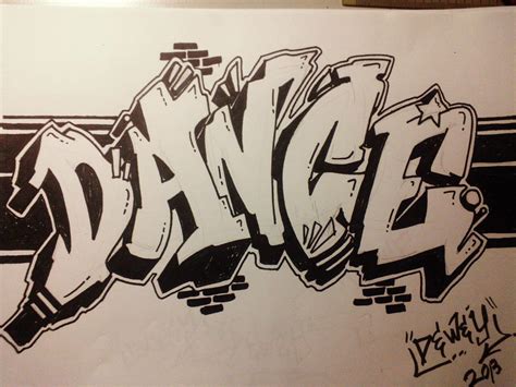 Dance I Graffiti By Lilwolfiedewey On Deviantart