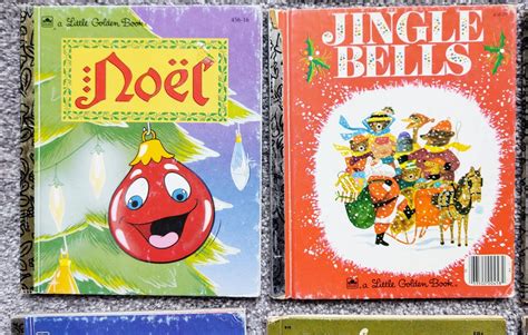 Vintage Childrens Christmas Golden Books Your Choice Etsy