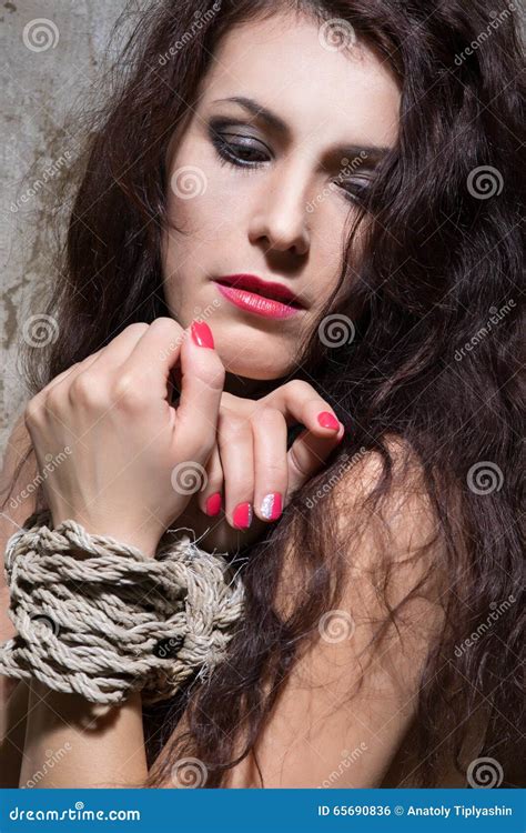 Woman Bondage Stock Photo Image Of Female Erotica Masochism 65690836