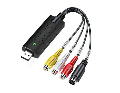 Rca To Usb Converter Composite Cvbs Adapter Audio Video Capture For Vc