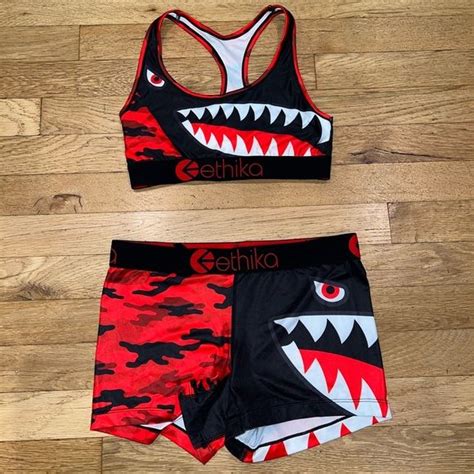 Womens Ethika Bra And Short Set In 2022 Short Sets Clothes Design Women