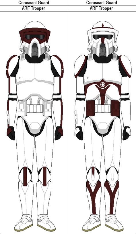 Phase 1 Coruscant Guard Arf Troopers By Marcusstarkiller Star Wars