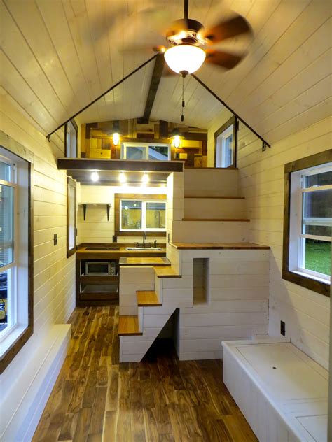 The interior of the Robin's Nest tiny house see more at