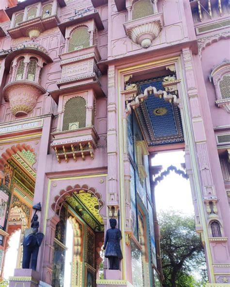 Patrika Gate Jaipur Stock Image Image Of Travel Shrine 204002135
