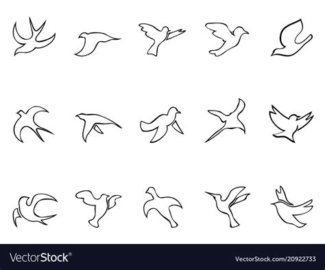 How To Draw A Bird Flying Simple