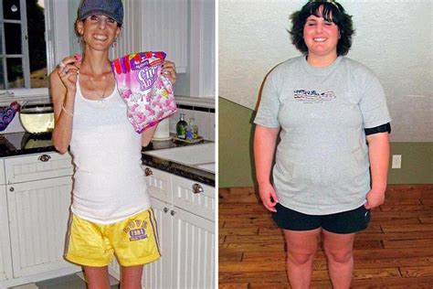 from anorexic to obese to healthy incredible photos chart woman s extreme weight fluctuation