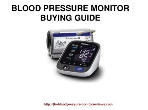 Blood Pressure Monitor Buying Guide