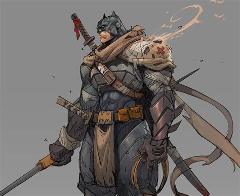 Artstation Batman Samurai Hicham Habchi Batman Concept Art