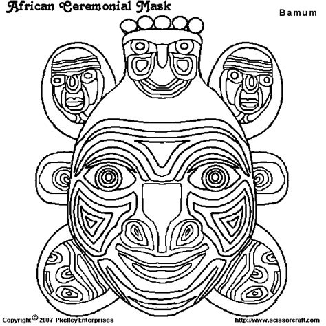 masker Thema, Kunst inspiratie, Afrika