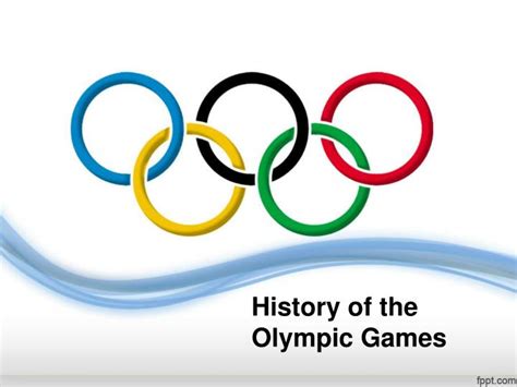 Ppt History Of The Olympic Games Powerpoint Presentation Free