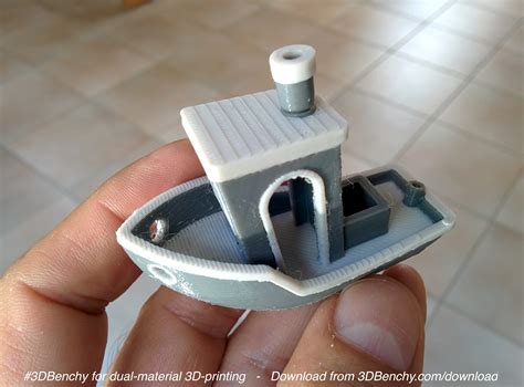 Download 3dbenchy Stl Files For Dual And Multi Colour 3d Printing V02