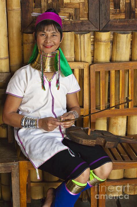 Kayan Tribal Woman Burma Photograph By Craig Lovell Fine Art America