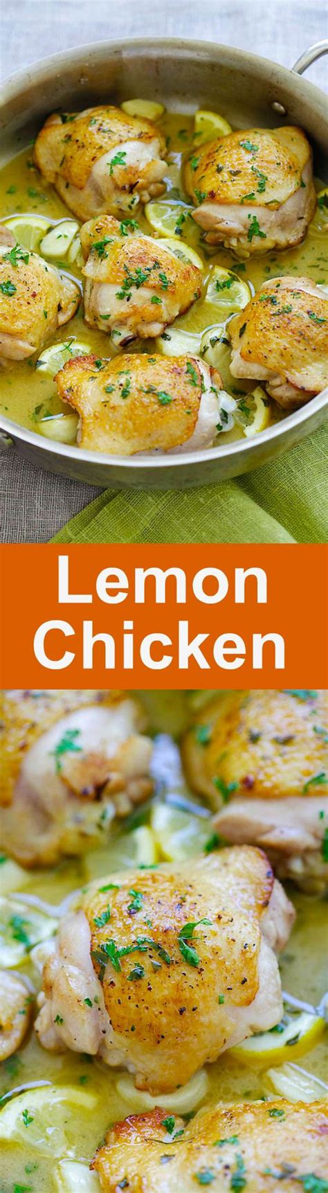 Skillet Lemon Chicken Easy Delicious Recipes