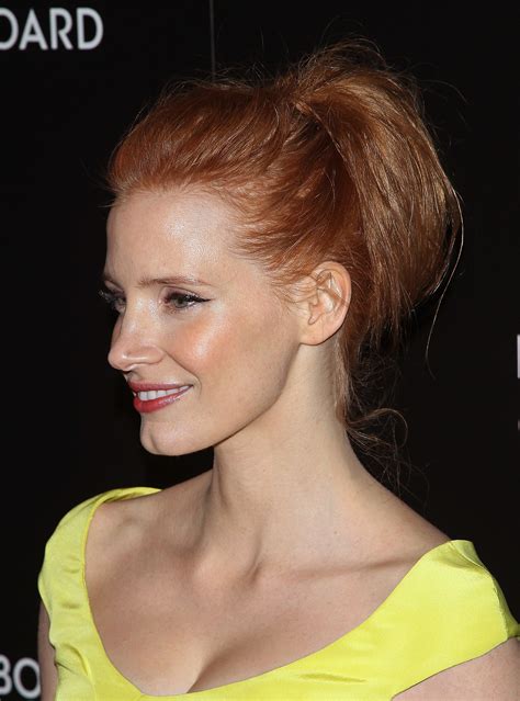 Jessica Chastain Hair At National Board Of Review Awards Popsugar Beauty