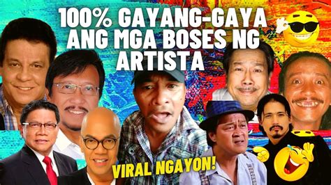 Magagaya Talaga Ni Kuya Boses Ng Mga Artista Ang Galing Jaysong Tv