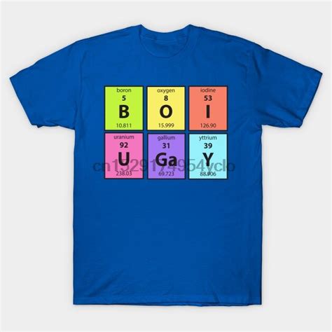 Men T Shirt Chemicals Table Gay Funny Meme Boi U Lgbt Elements Periodic Nerdy Tshirt Tshirt