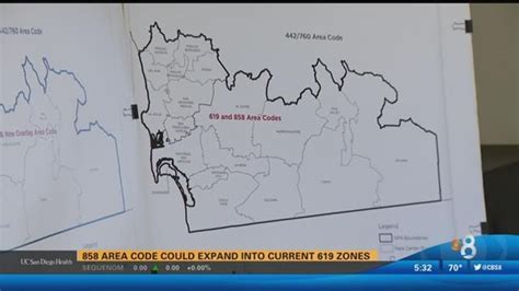 858 Area Code Could Expand Into Current 619 Zones