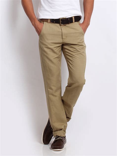 Slim Fit Khaki Pants For Men Pi Pants