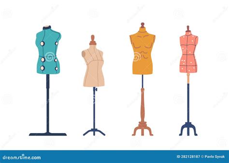 Sewing Mannequins Adjustable Dress Forms Used By Seamstresses And