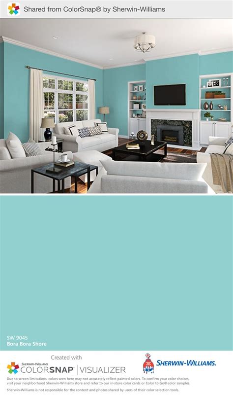 The most coveted island destination in the world is also its most beautiful. Sherwin Williams Bora Bora Shore 9045 | Sherwin williams ...
