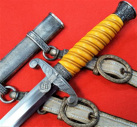 Ww German Army Officers Dagger With Scabbard Hangers By Carl