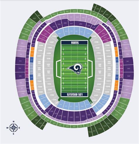 Pic Sofi Stadium Seating Chart Greg Ambrose Charity Classic