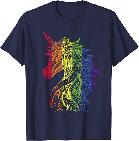 Lgbtq Pride Gay Equality Rainbow Unicorn Be Magical T Shirt