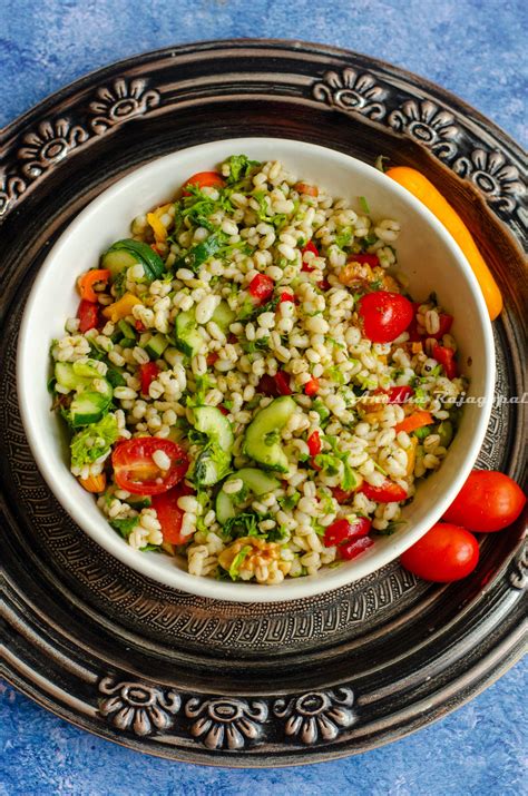 Barley Salad Middle Eastern Style Barley Tabbouleh Tomato Blues
