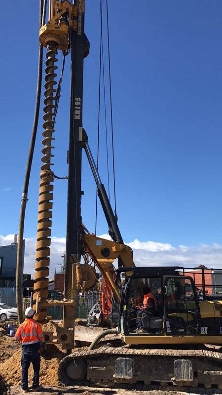 Kr125m Borehole Pile Drilling Rigs Cfa Construction Bored Pile Equipment
