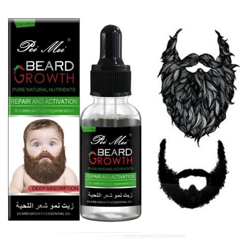 professional men beard growth enhancer facial nutrition moustache grow beard shaping tool beard