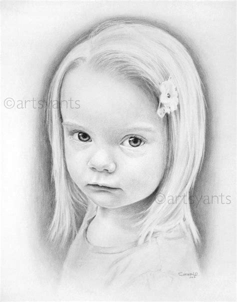 Large Custom Pencil Portraits High Quality Pencil Drawing From Your