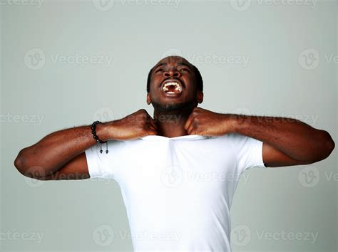 Angry African Man Screaming 1808820 Stock Photo At Vecteezy
