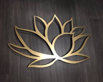 Lotus Flower Metal Wall Art Lotus Metal Art Home Decor Metal Art