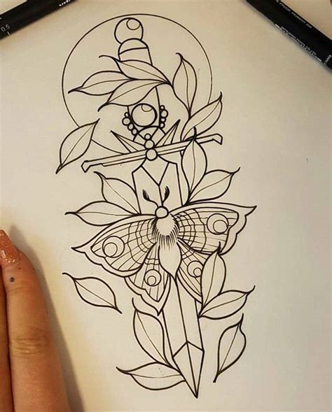 More Tattoo Outline Drawings Heart With Drawing