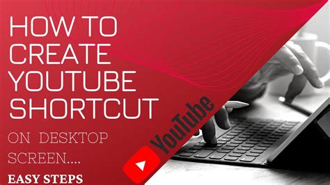 How To Create A Youtube Shortcut Icons In Windows Desktop Screen Pc