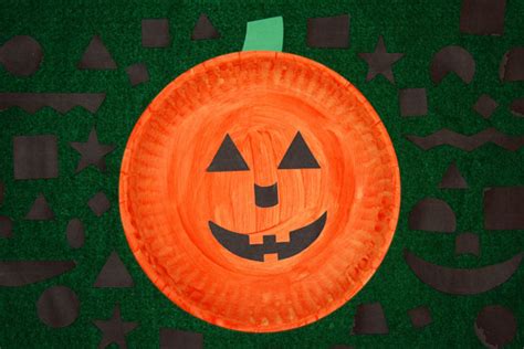 Paper Plate Jack O Lantern Activity Speech Therapy Ideas